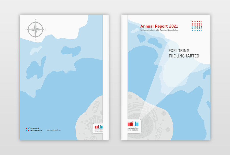 Annual Report 2021 Umschlag (Veredelung: UV-Lack und Relieflack)
