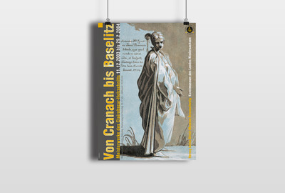 Ausstellungsplakat »Von Cranach bis Baselitz«