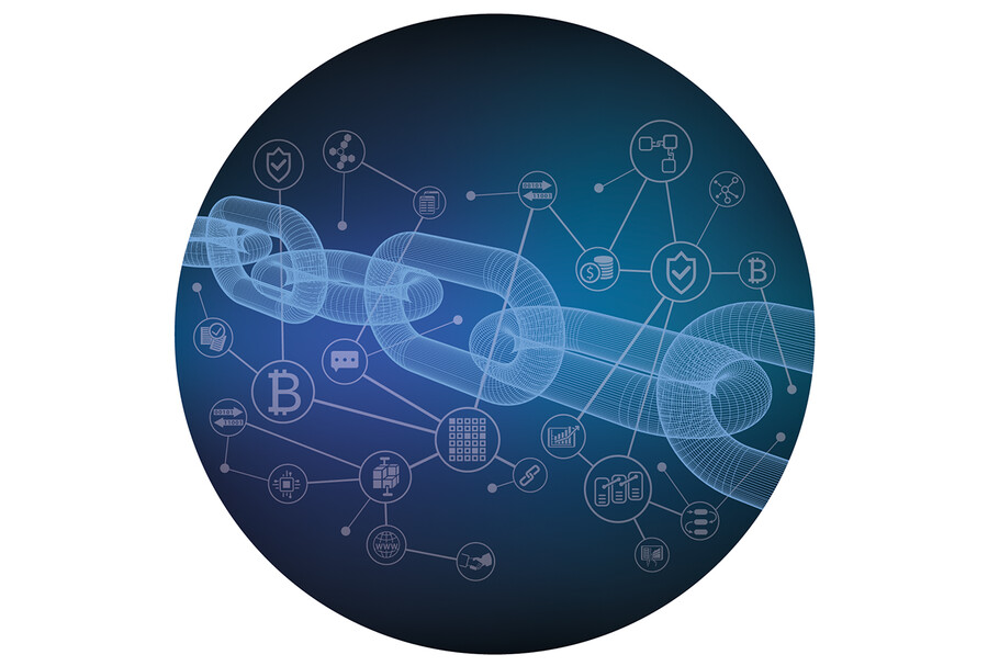 Blockchain-Grafik 