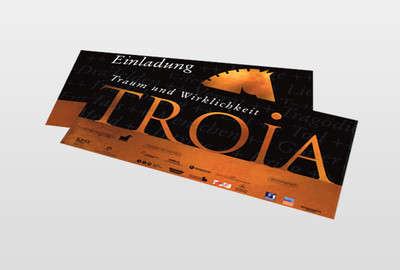 Troja Festival Einladungskarte