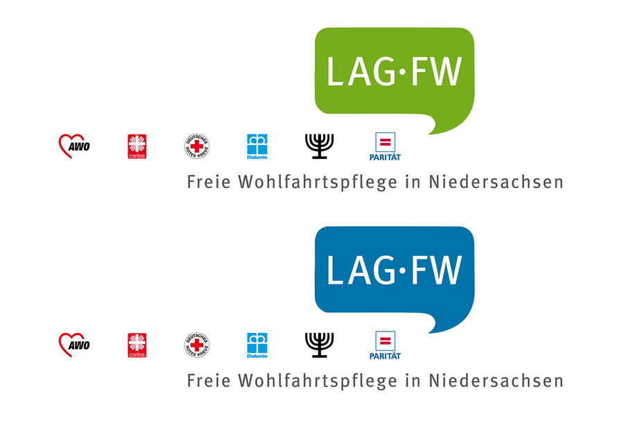 Landesarbeitsgemeinschaft der Freien Wohlfahrtspflege in Niedersachsen Logoentwicklung