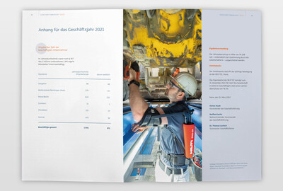 Geschäftsbericht  Innenseiten