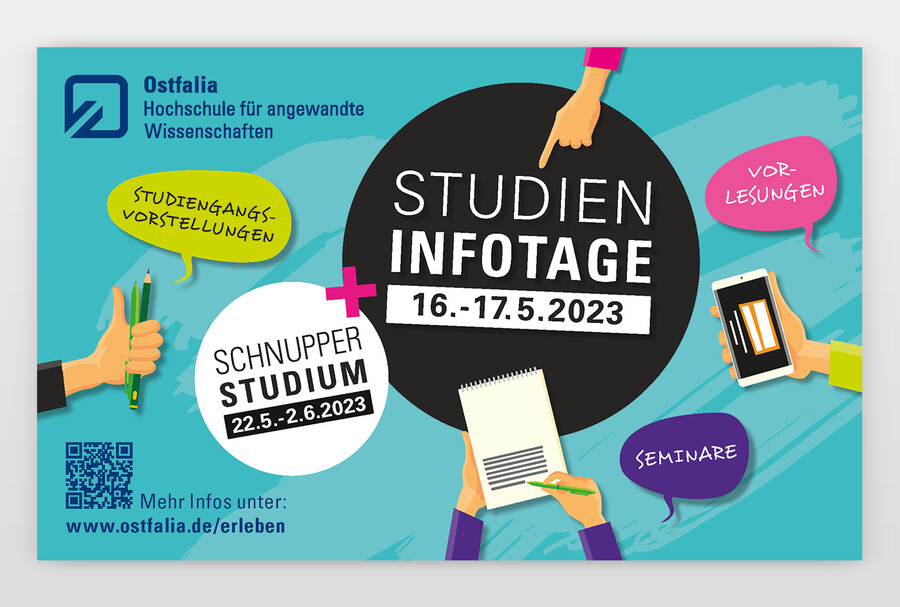 Ostfalia - Hochschule für angewandte Wissenschaften »Studieninfotage«: Flyer