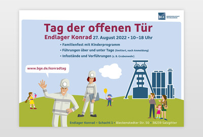 Plakat Tag der offenen Tür