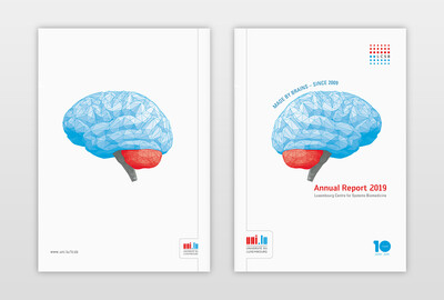 Annual Report 2019 Umschlag (Veredelung: 3D-Prägung)