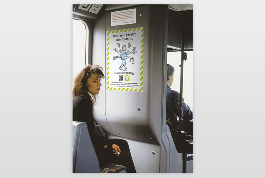 Kampagne zur Mitarbeitergewinnung Fotomontage