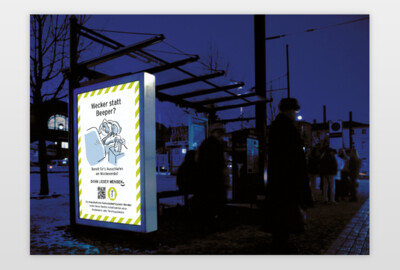 Kampagne zur Mitarbeitergewinnung Fotomontage