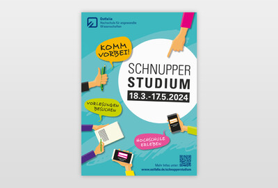 Plakat Schnupperstudium