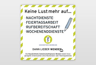 Kampagne zur Mitarbeitergewinnung Animierte Social-Media-Kachel