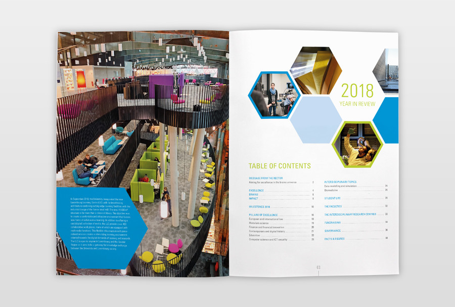 Université du Luxembourg Annual Report: Innenseiten