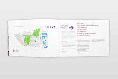 Imagebroschüre »Belval for Science« Innenseiten