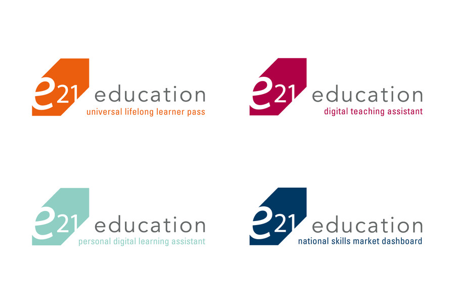 Entwicklung von Logovariationen 