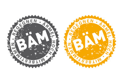 Logo BÄM (Begegnen - Ärmel hoch - Mitbestimmen)