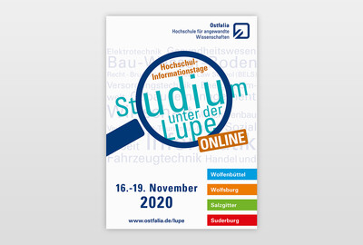 Plakat Studium unter der Lupe Online